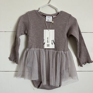 NWT ZARA Tulle Onesie